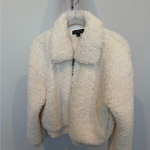 J. Crew Women's Cream Teddy Jacket